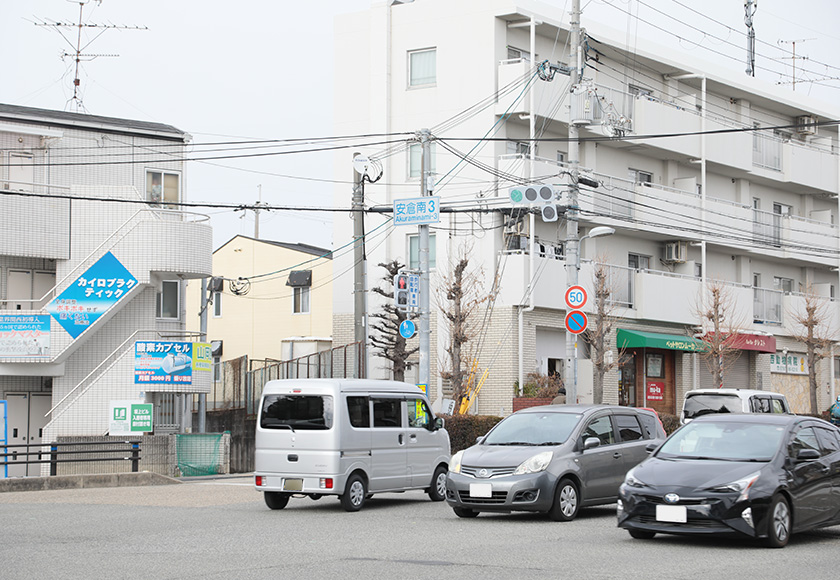 駐車場への行き方